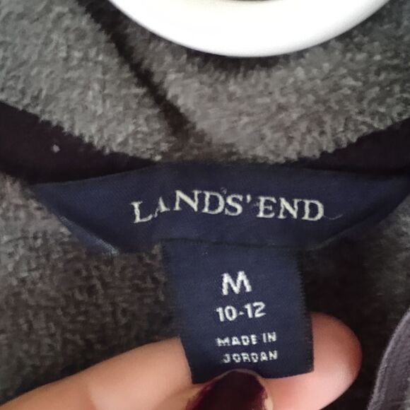 Medium Lands' End Lightweight Pullover Sweater Fleece Jacket Polartec Aircore - Picture 4 of 7